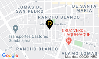 Mapa de Cfe Division Jalisco en Guadalajara