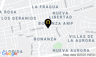 Mapa de Cfx Producciones en Saltillo