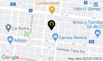 Mapa de Cierres Del Norte en Monterrey