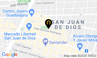 Mapa de Cinema Plaza en Guadalajara
