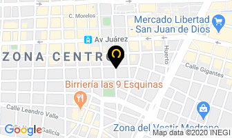 Mapa de Cklass en Guadalajara