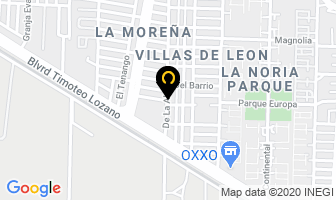 Mapa de Clases De Zumba en León