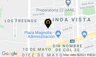 Mapa de Clavos Y Alambres Del Norte en San Nicolás de los Garza