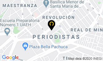 Mapa de Clean Depot. en Pachuca de Soto