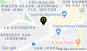 Mapa de Cli-market Aires Acondicionados en Monterrey