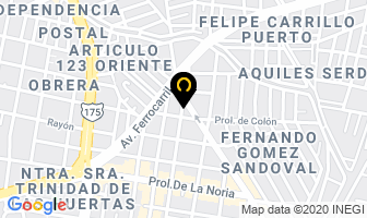Mapa de Clínica De Control De Peso Aquino en Oaxaca de Juárez