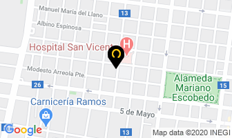 Mapa de ClÍnica De Medicina Del Deporte Y RehabilitaciÓn "alsa" en Monterrey