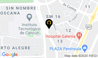 Mapa de Clinica De Rejuvenecimiento Facial En Cancun Belli Spa en Cancún