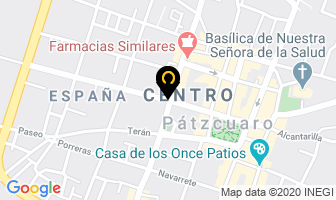 Mapa de Clinica Dental Codallos en Pátzcuaro