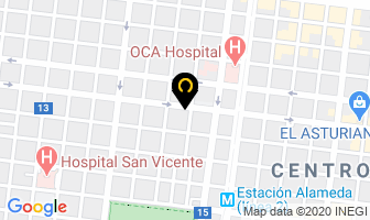 Mapa de Clinica Dental Mexico en Monterrey
