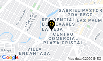 Mapa de Clinica Dental Odontospa en Puebla