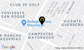 Mapa de Clínica Majarì Spa en Puebla