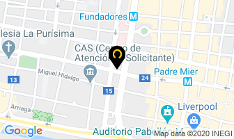 Mapa de Clinica Monterrey en Monterrey