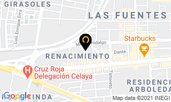 Mapa de Clínica Renacimiento en Celaya