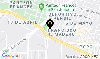 Mapa de Clinica Rg en Ciudad de Mexico