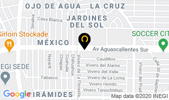 Mapa de Clínica Y Maternidad Casa Blanca en Aguascalientes