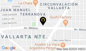 Mapa de Clinica Zurich en Guadalajara