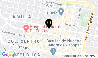 Mapa de Club De Nutrición en Zapopan