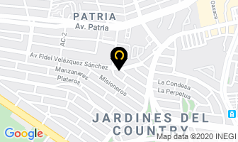 Mapa de Cocina La Campana en Guadalajara