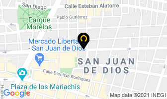 Mapa de Cojines Guadalajara en Guadalajara