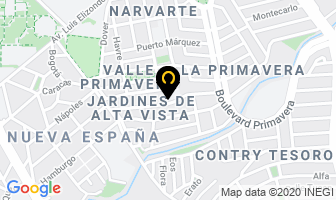 Mapa de Colegio BilingÜe Madison en Monterrey