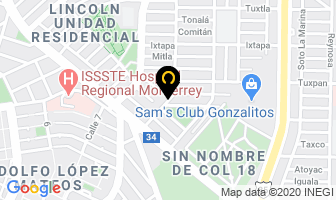 Mapa de Colegio Triunfadores en Monterrey