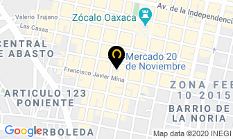 Mapa de Comedor Maria Teresa en Oaxaca de Juárez