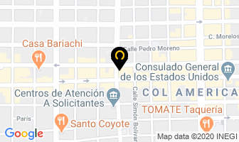 Mapa de Comeme Guadalajara en Guadalajara