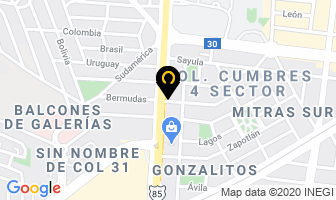 Mapa de Comercial Casabella en Monterrey