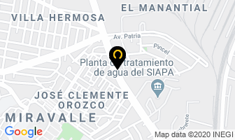 Mapa de Comercial De Lonas, S.a. De C.v. en Guadalajara