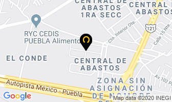 Mapa de Comercial Del Campo en Puebla