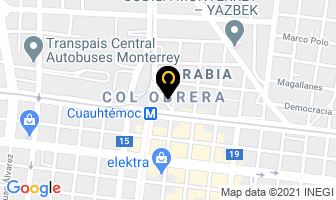 Mapa de Comercial Floresca S.a De C.v en Monterrey