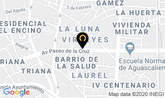 Mapa de Comercializadora De Maquinaria,harinas E Insumos en Aguascalientes