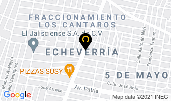 Mapa de Comercializadora El SureÑo en Guadalajara
