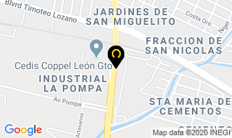 Mapa de Comercializadora Gamo en León