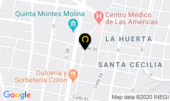 Mapa de Comercializadora Médica Del Sureste S.a De C.v en Mérida