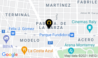 Mapa de Comercializadora Premier en Monterrey