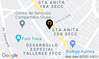Mapa de Comercializadora Vicentenario,s.a. De C.v. en Aguascalientes