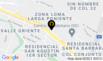 Mapa de Comfort Inn en Monterrey
