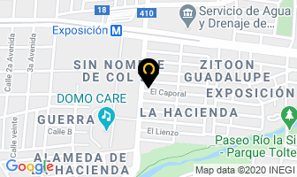Mapa de Componentes Y Equipos Caba, S.a. De C.v. en Guadalupe