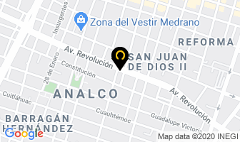 Mapa de Compresores Revolucion en Guadalajara
