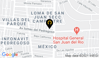 Mapa de Comunicacion Integral en San Juan del Río