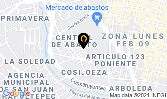 Mapa de Comunicaciones El Sapito en Oaxaca de Juárez