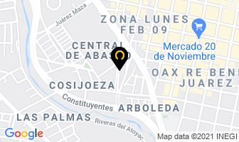 Mapa de Comunicaciones Hoy 2 en Oaxaca de Juárez