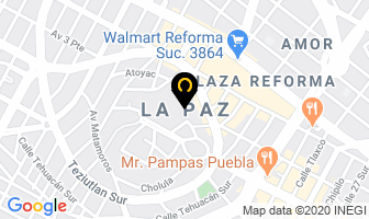 Mapa de Conamat - Colegio Nacional De Matematicas en Puebla
