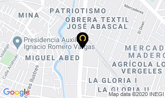 Mapa de Concretos Cruz Azul en Puebla
