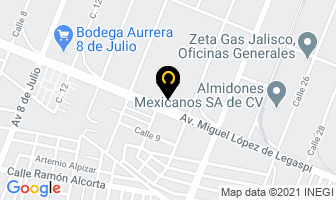Mapa de Condumex M.r en Guadalajara