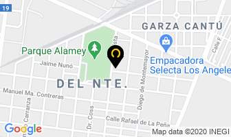 Mapa de Construcciones Y Desarrollos Generales, S.a. De C.v. en Monterrey