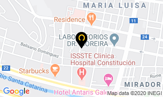 Mapa de Consultores Asociados en Monterrey