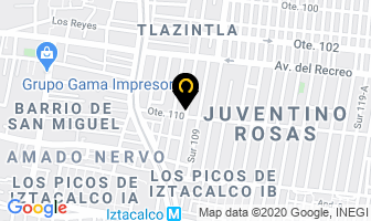 Mapa de Consultorio De Especialidades Odontologicas en Ciudad de Mexico